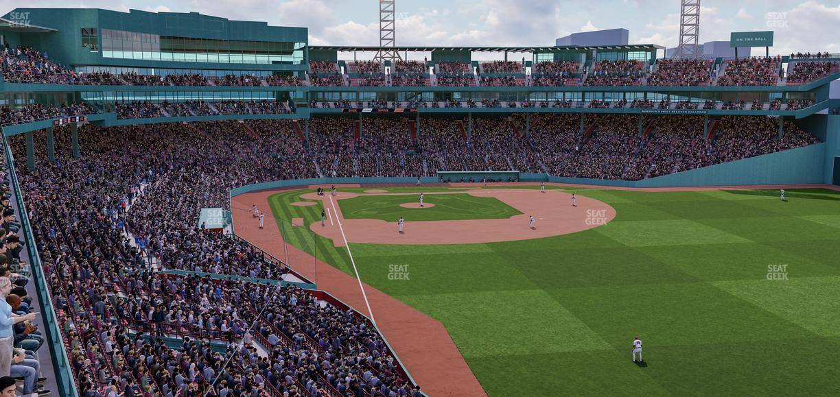 Fenway Park - Section Right Field Roof Deck Table 217 Seat View