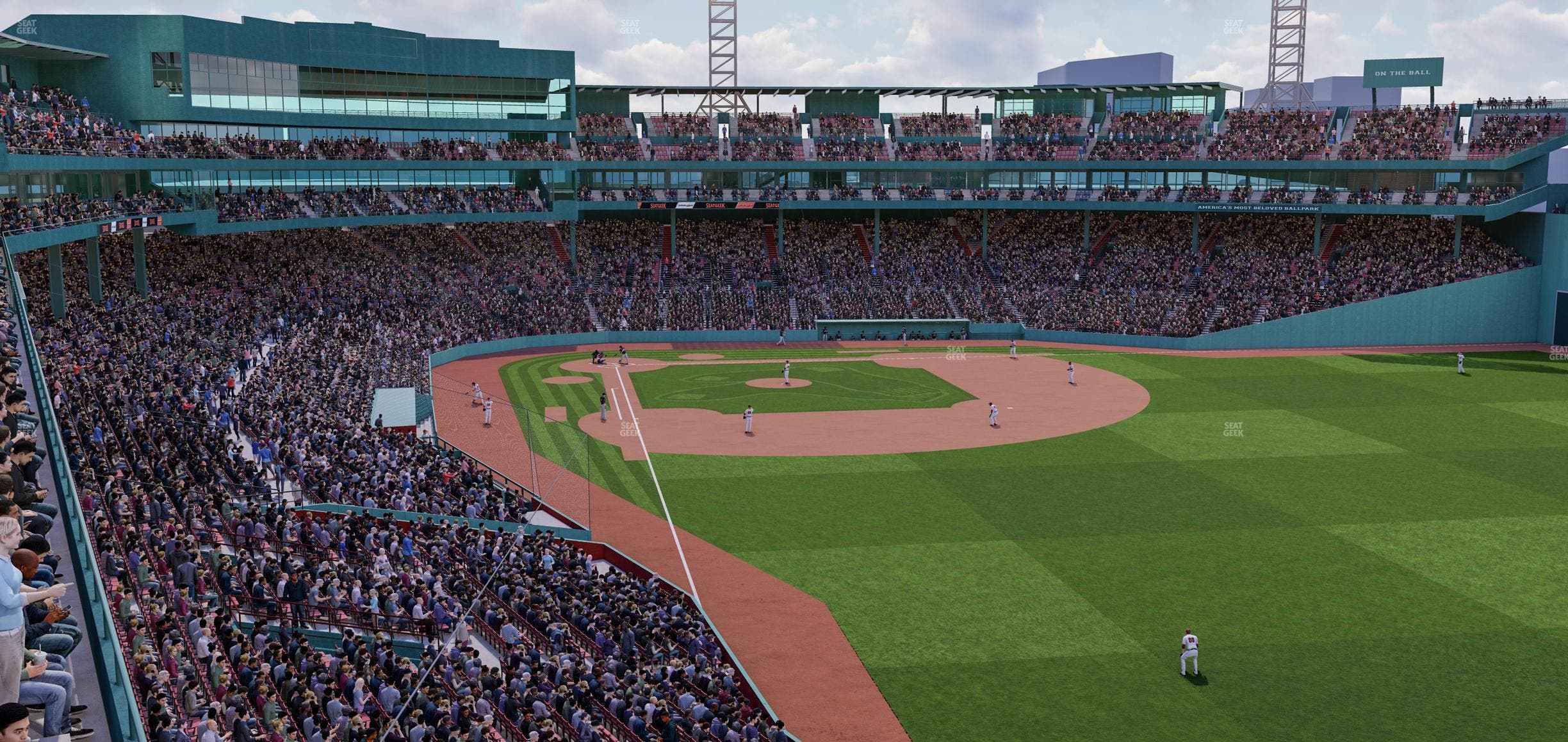 Fenway Park - Section Right Field Roof Deck Table 217 Seat View