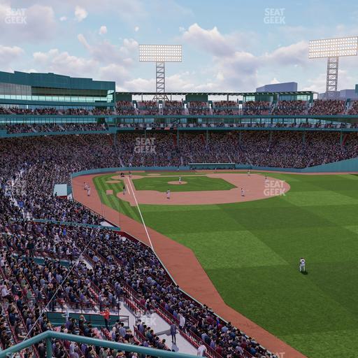 Fenway Park - Section Right Field Roof Deck Table 217 Seat View
