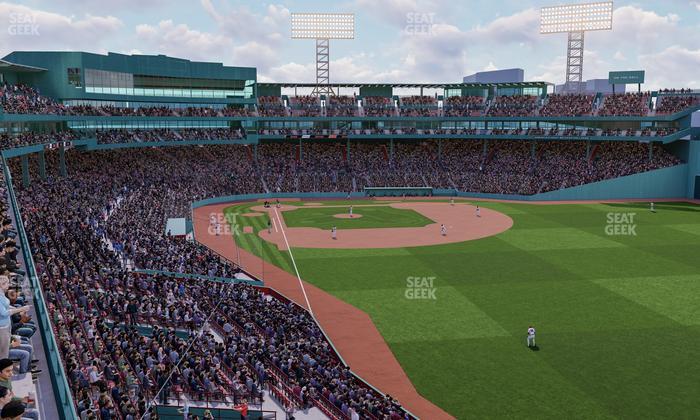 Fenway Park - Section Right Field Roof Deck Table 217 Seat View
