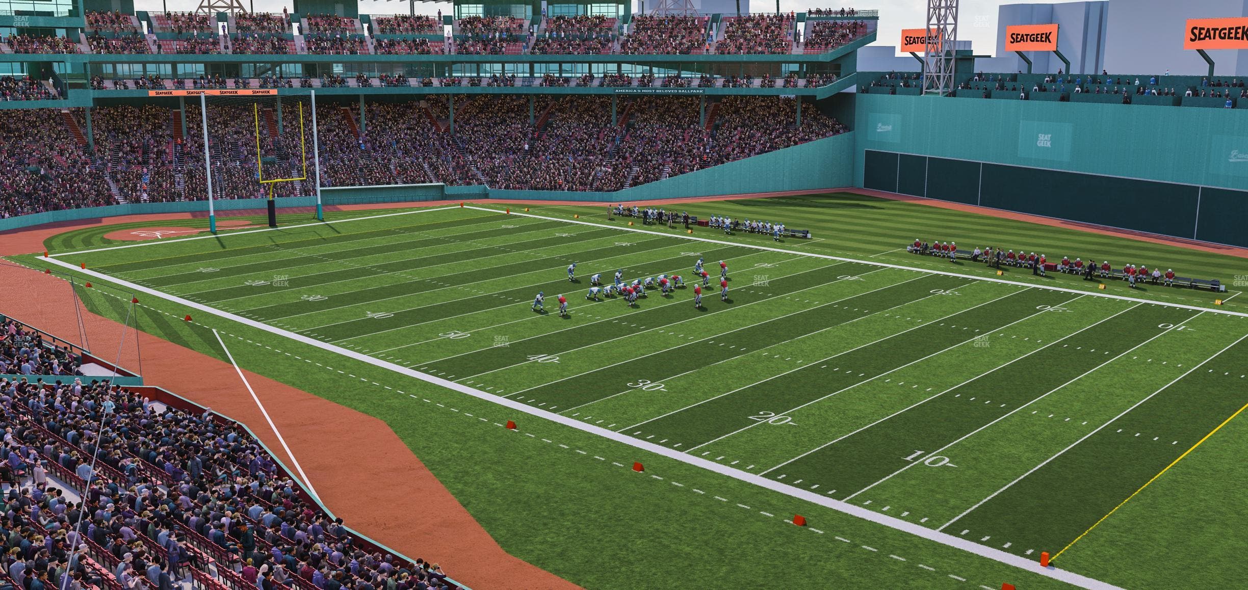 Fenway Park - Section Right Field Roof Deck Table 218 Seat View