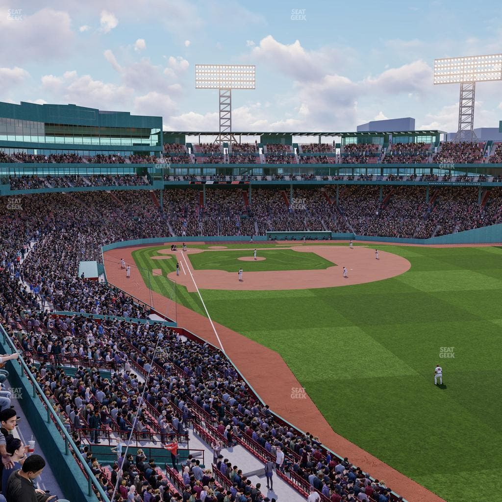 Fenway Park - Section Right Field Roof Deck Table 218 Seat View