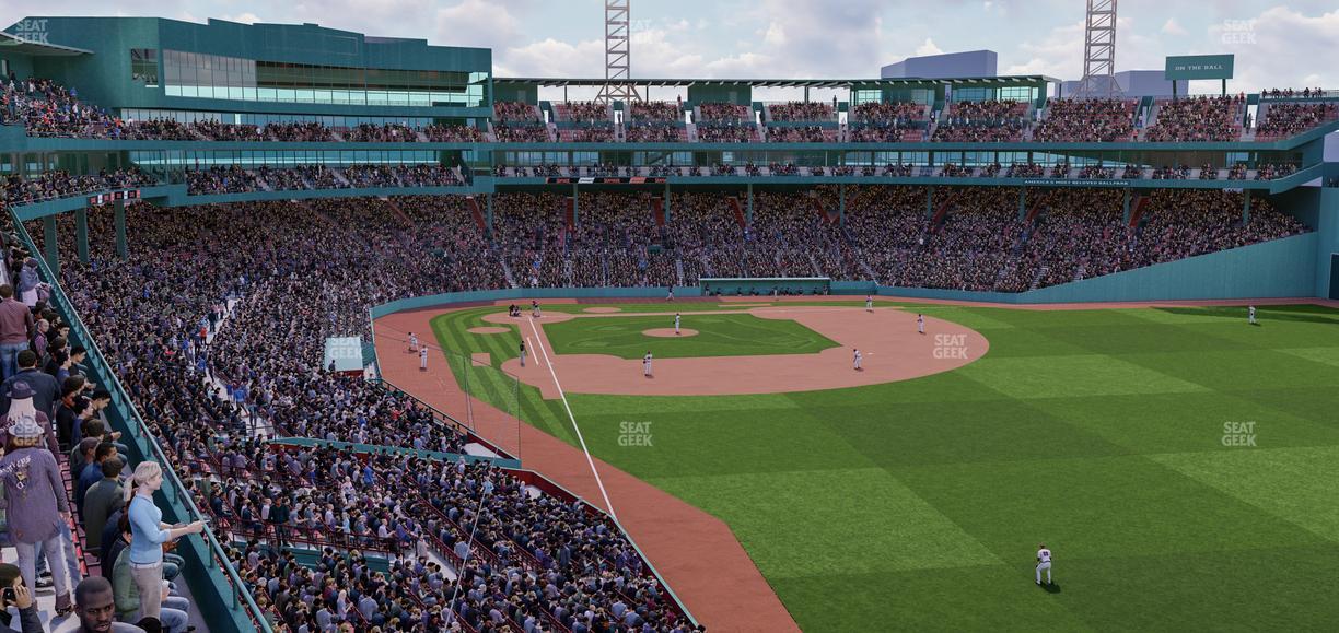 Fenway Park - Section Right Field Roof Deck Table 218 Seat View