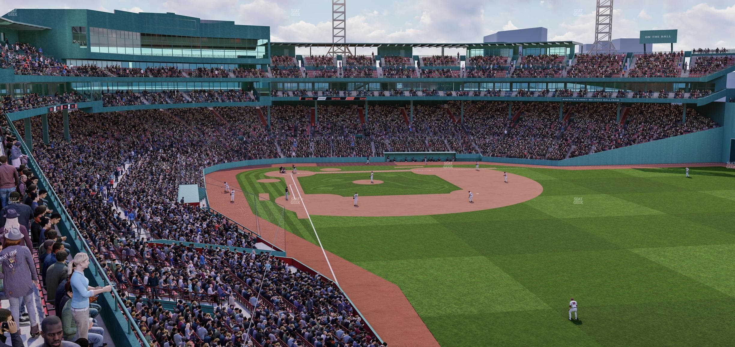 Fenway Park - Section Right Field Roof Deck Table 218 Seat View