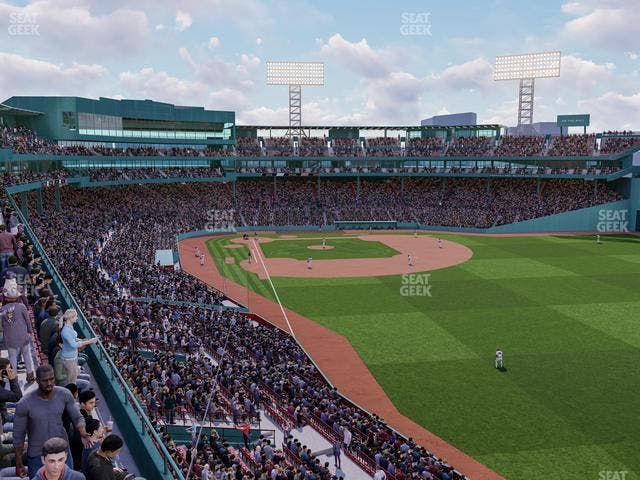 Fenway Park - Section Right Field Roof Deck Table 218 Seat View