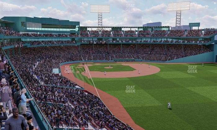 Fenway Park - Section Right Field Roof Deck Table 218 Seat View