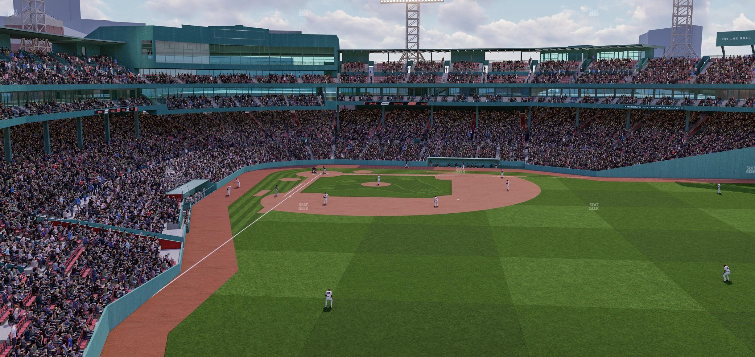 Fenway Park - Section Right Field Roof Deck Table 301 Seat View
