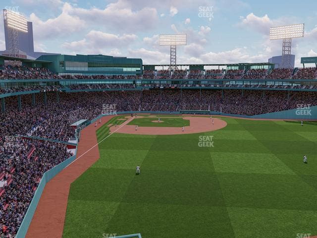Fenway Park - Section Right Field Roof Deck Table 301 Seat View