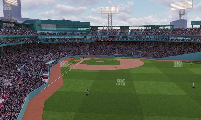 Fenway Park - Section Right Field Roof Deck Table 301 Seat View