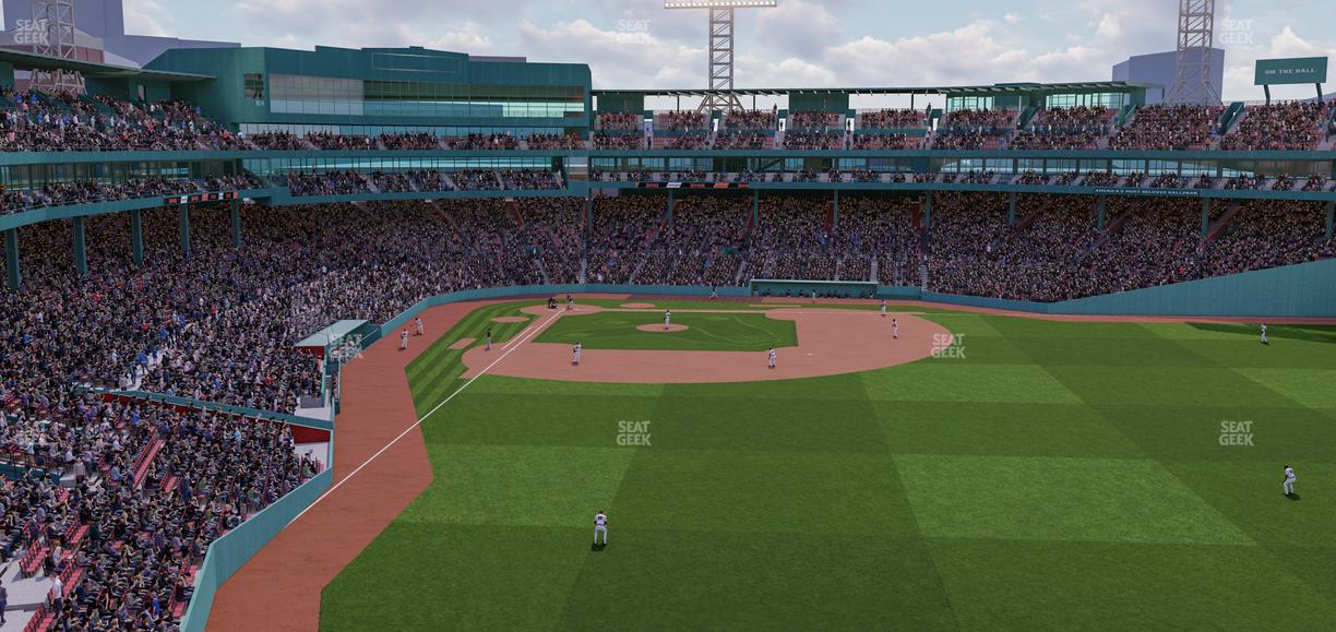 Fenway Park - Section Right Field Roof Deck Table 302 Seat View