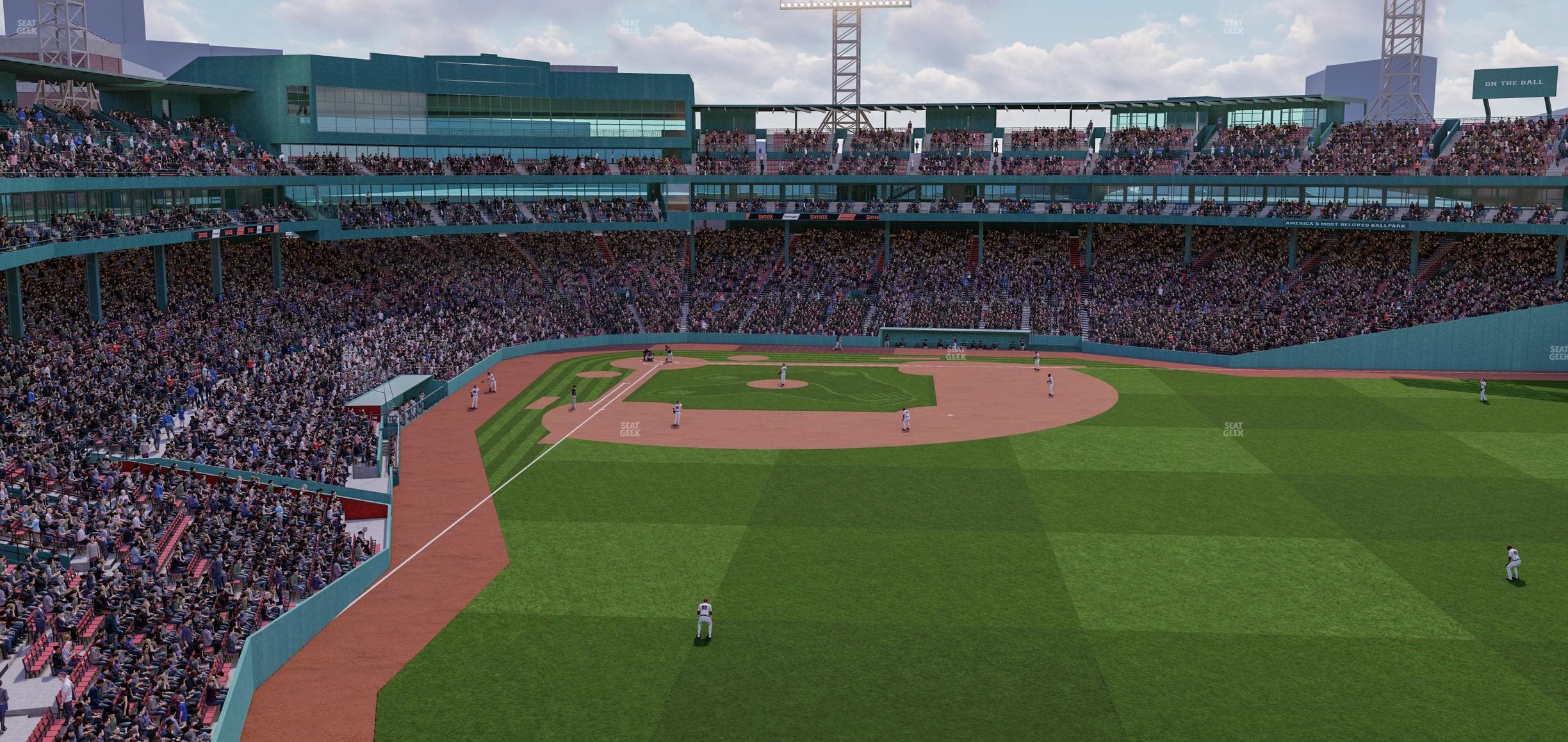 Fenway Park - Section Right Field Roof Deck Table 302 Seat View