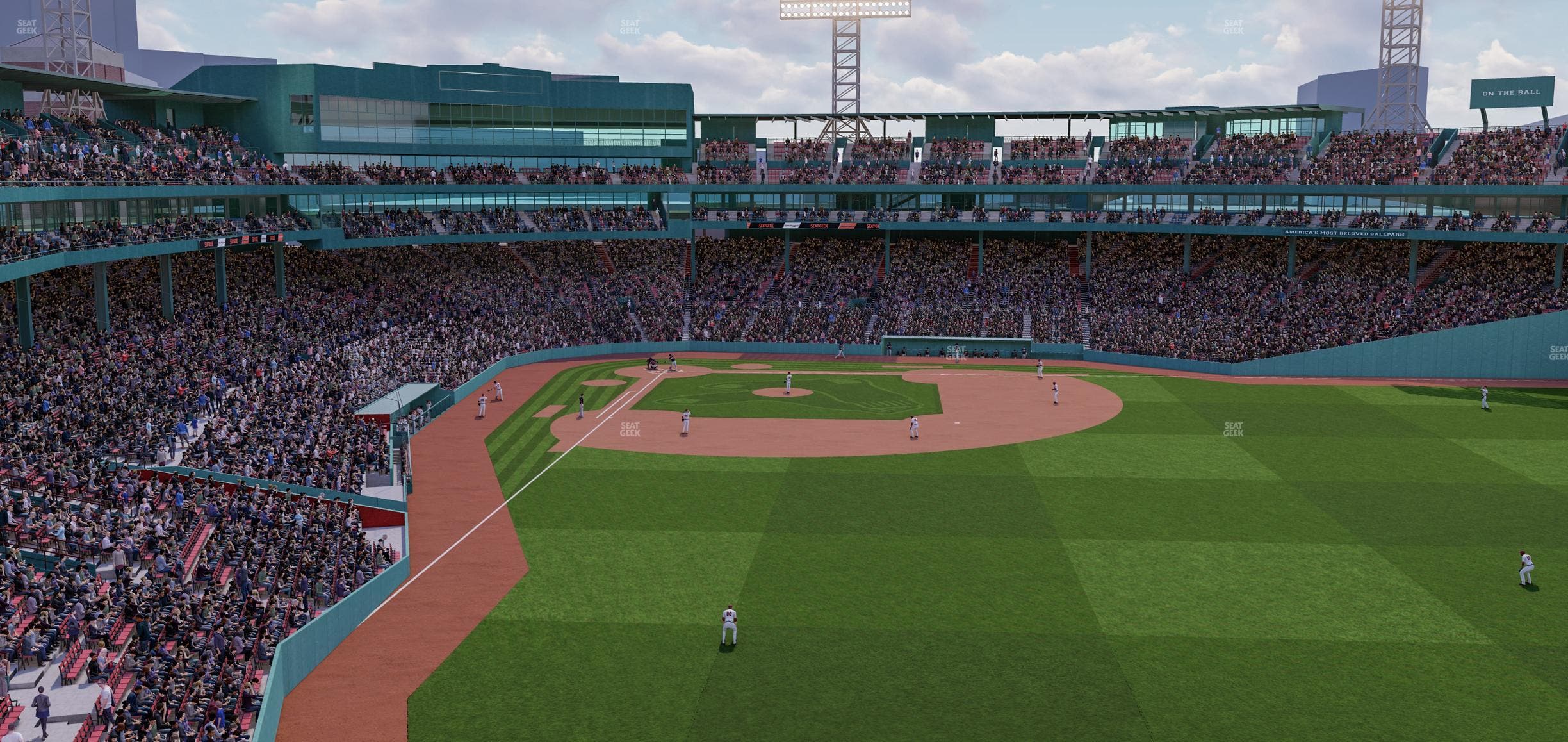 Fenway Park - Section Right Field Roof Deck Table 303 Seat View