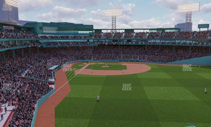 Fenway Park - Section Right Field Roof Deck Table 303 Seat View