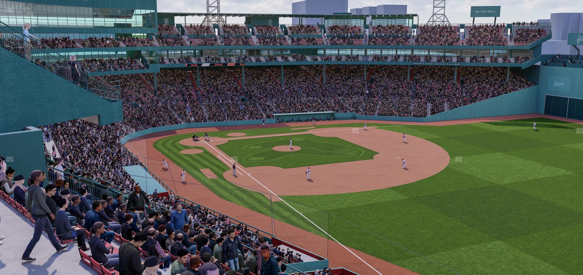 Fenway Park - Section Right Field Roof Terrace A Sro Seat View