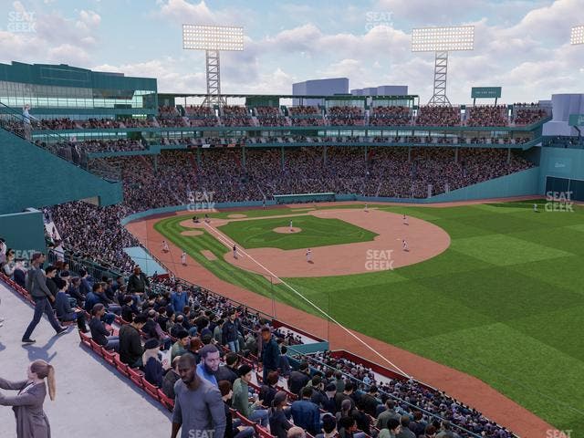Fenway Park - Section Right Field Roof Terrace A Sro Seat View