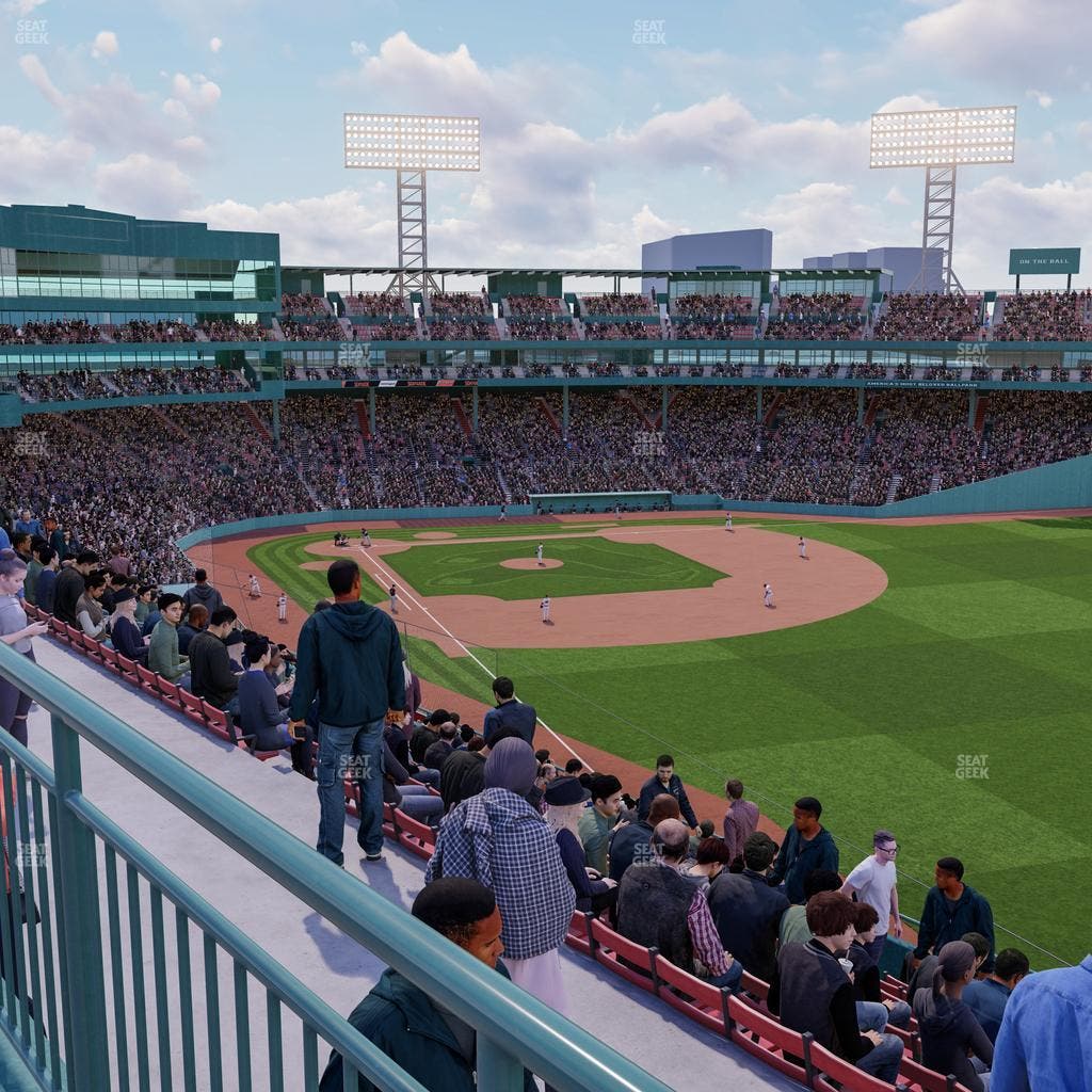 Fenway Park - Section Right Field Roof Terrace B Sro Seat View