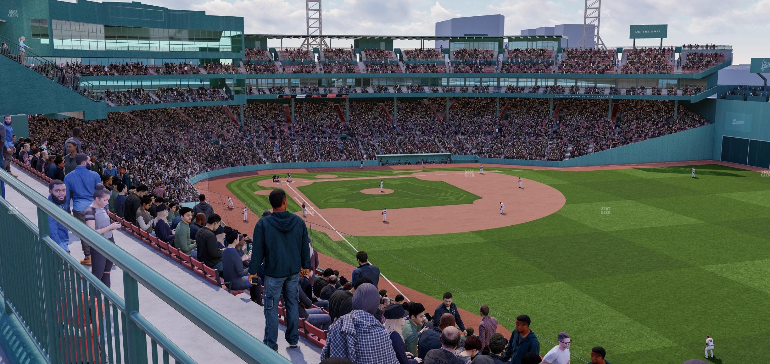 Fenway Park - Section Right Field Roof Terrace B Sro Seat View