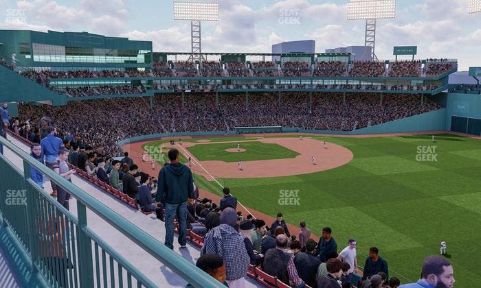 Fenway Park - Section Right Field Roof Terrace B Sro Seat View