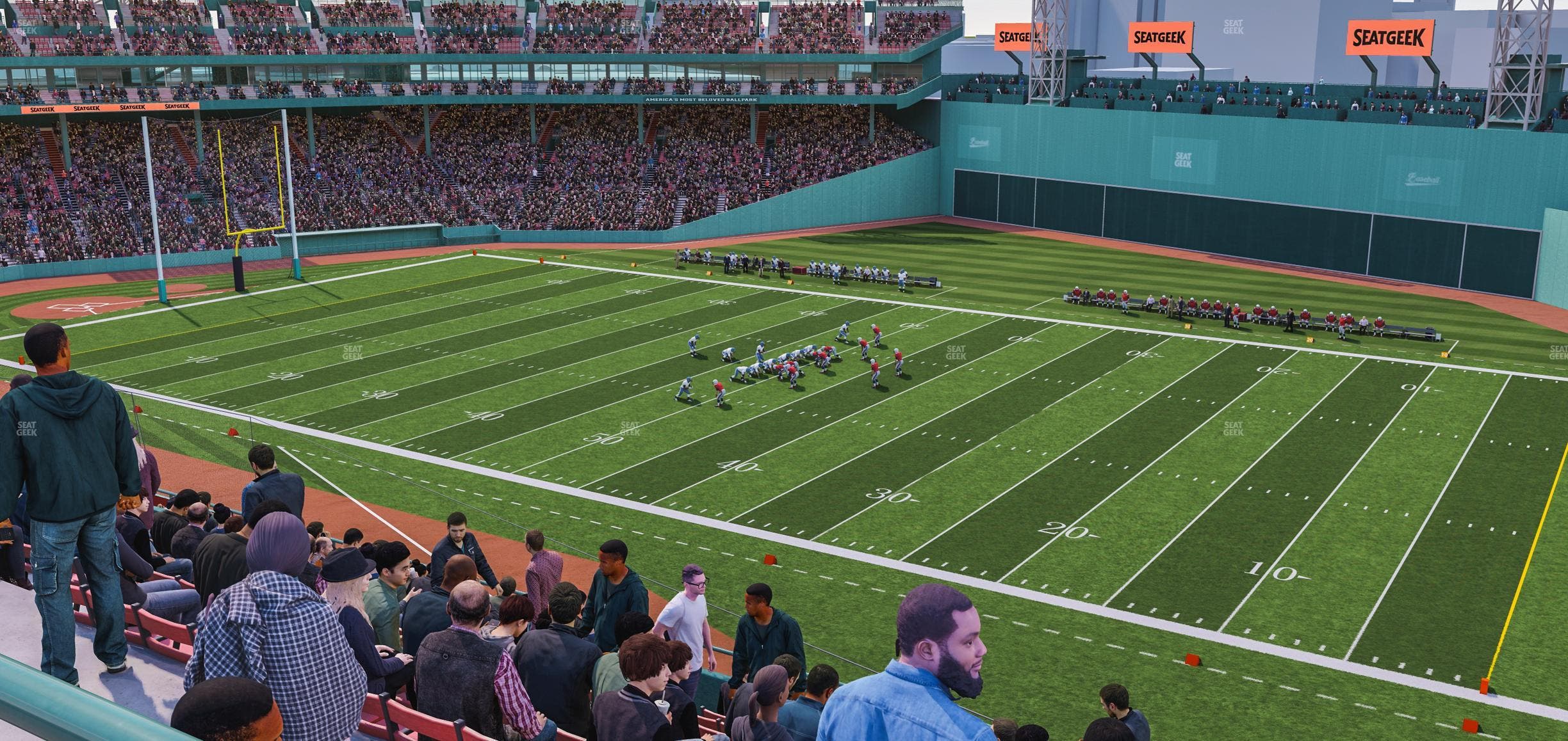 Fenway Park - Section Right Field Roof Terrace B Sro Seat View