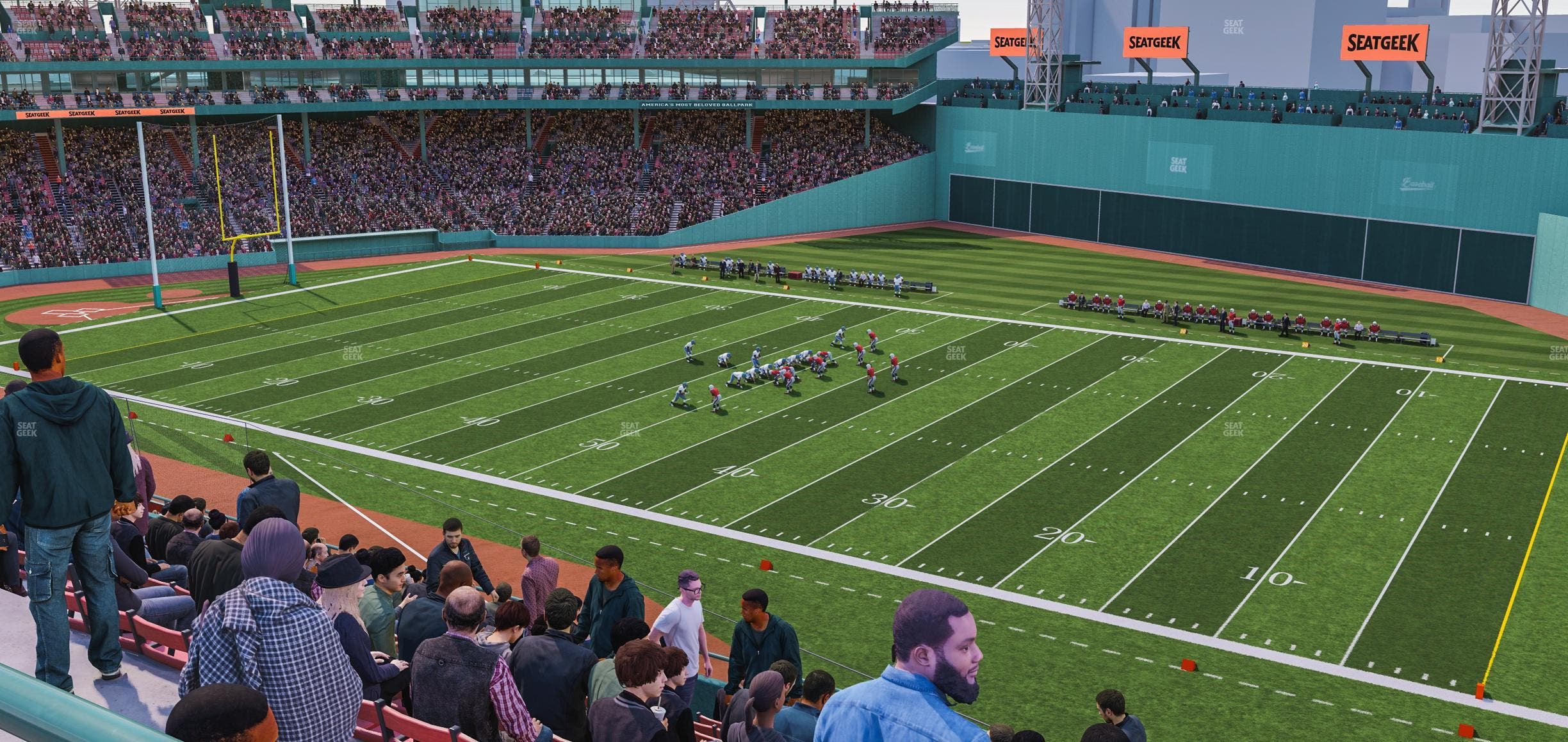 Fenway Park - Section Right Field Roof Terrace B Seat View
