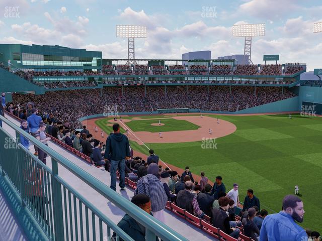 Fenway Park - Section Right Field Roof Terrace B Seat View Fenway Park - Section Right Field Roof Terrace B Seat View