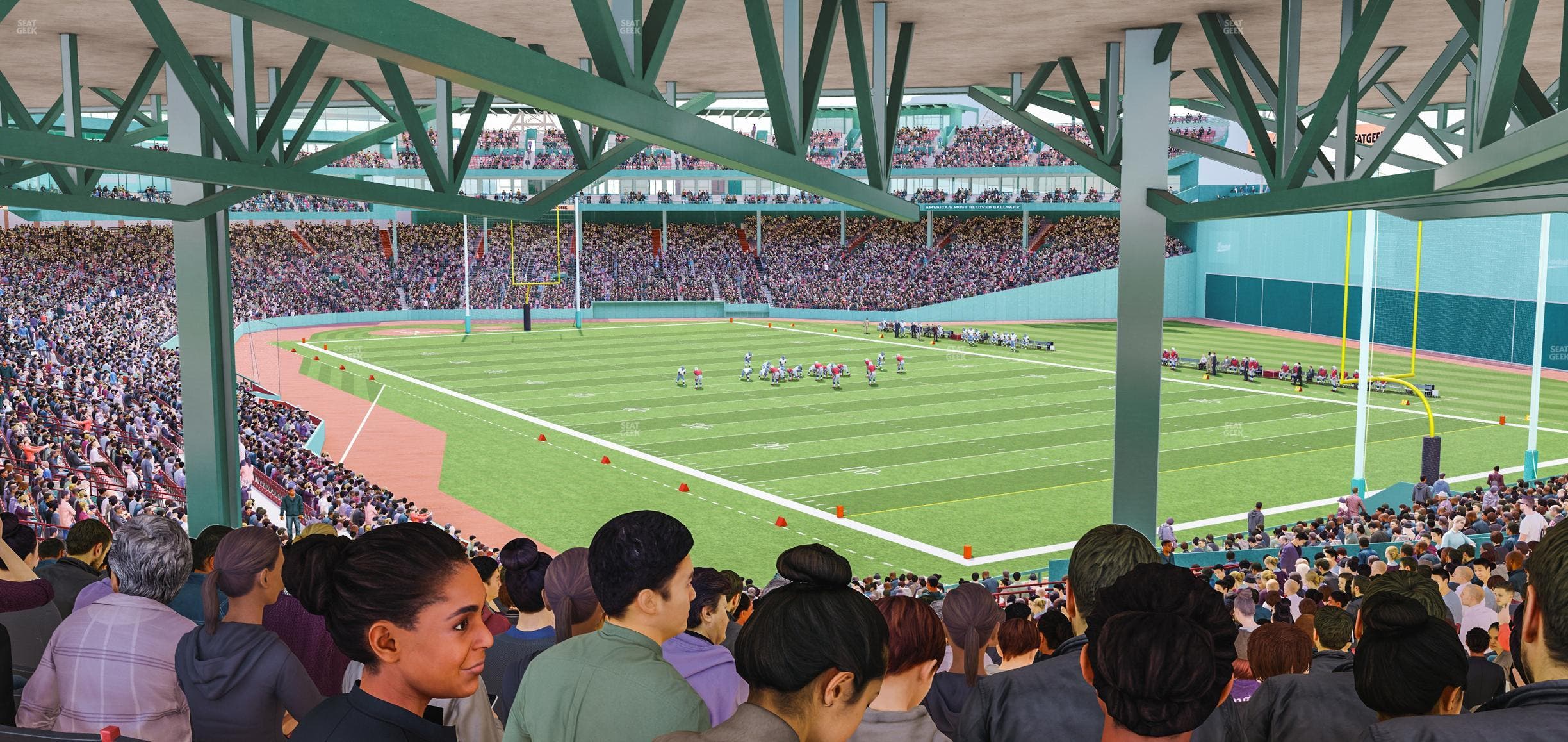 Fenway Park - Section Right Field Sro Seat View