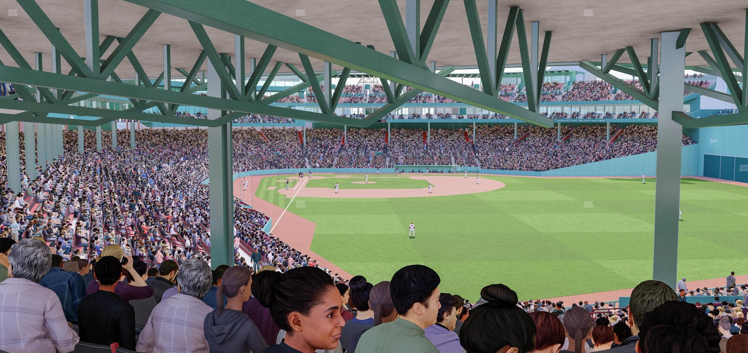 Fenway Park - Section Right Field Sro Seat View
