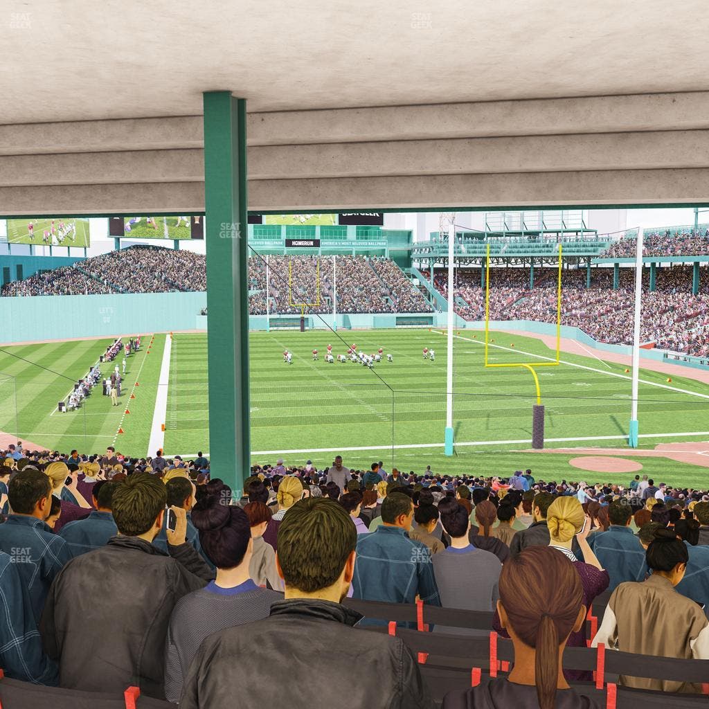Fenway Park - Section Third Base Pavilion Sro Seat View