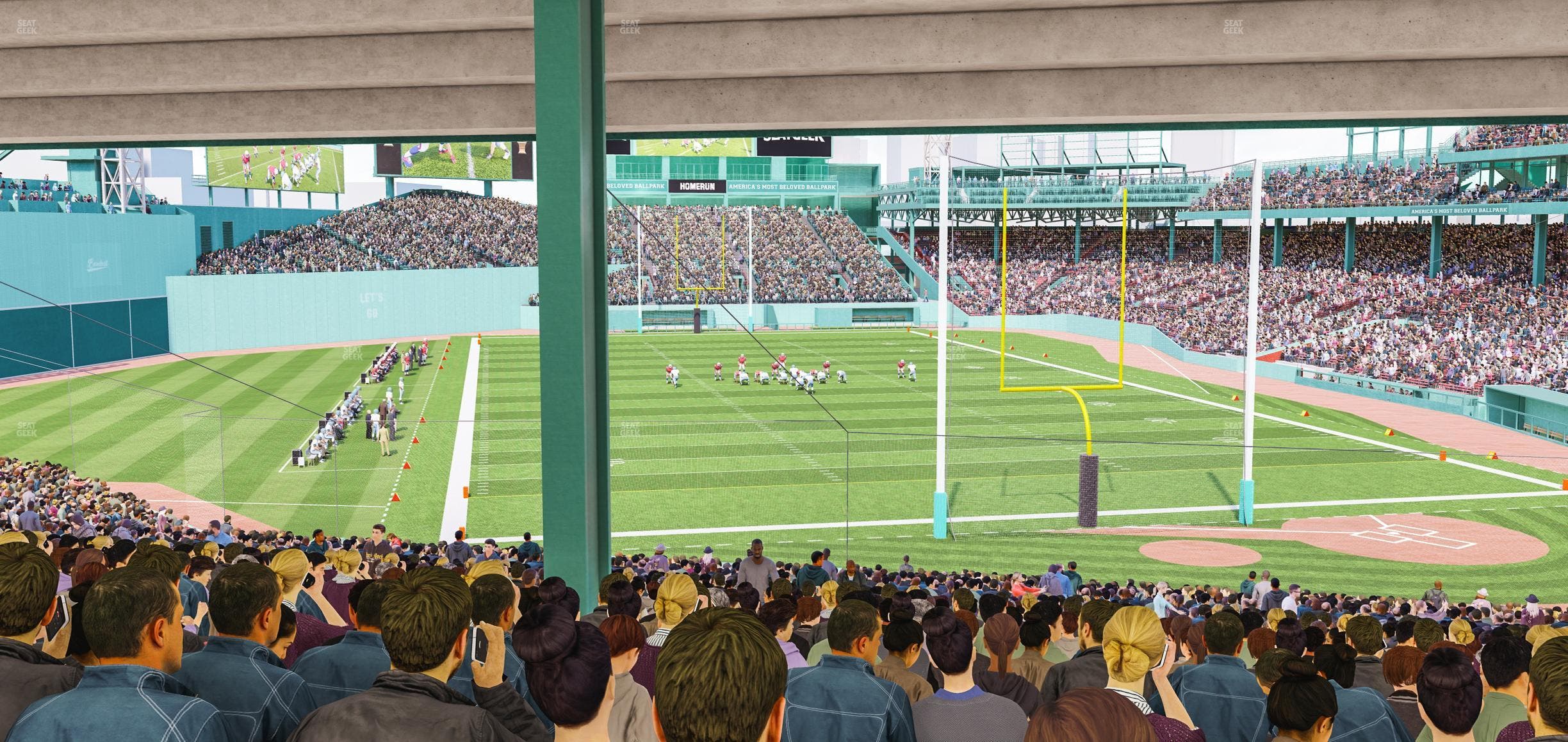 Fenway Park - Section Third Base Pavilion Sro Seat View