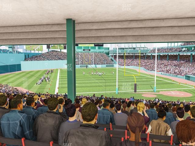 Fenway Park - Section Third Base Pavilion Sro Seat View