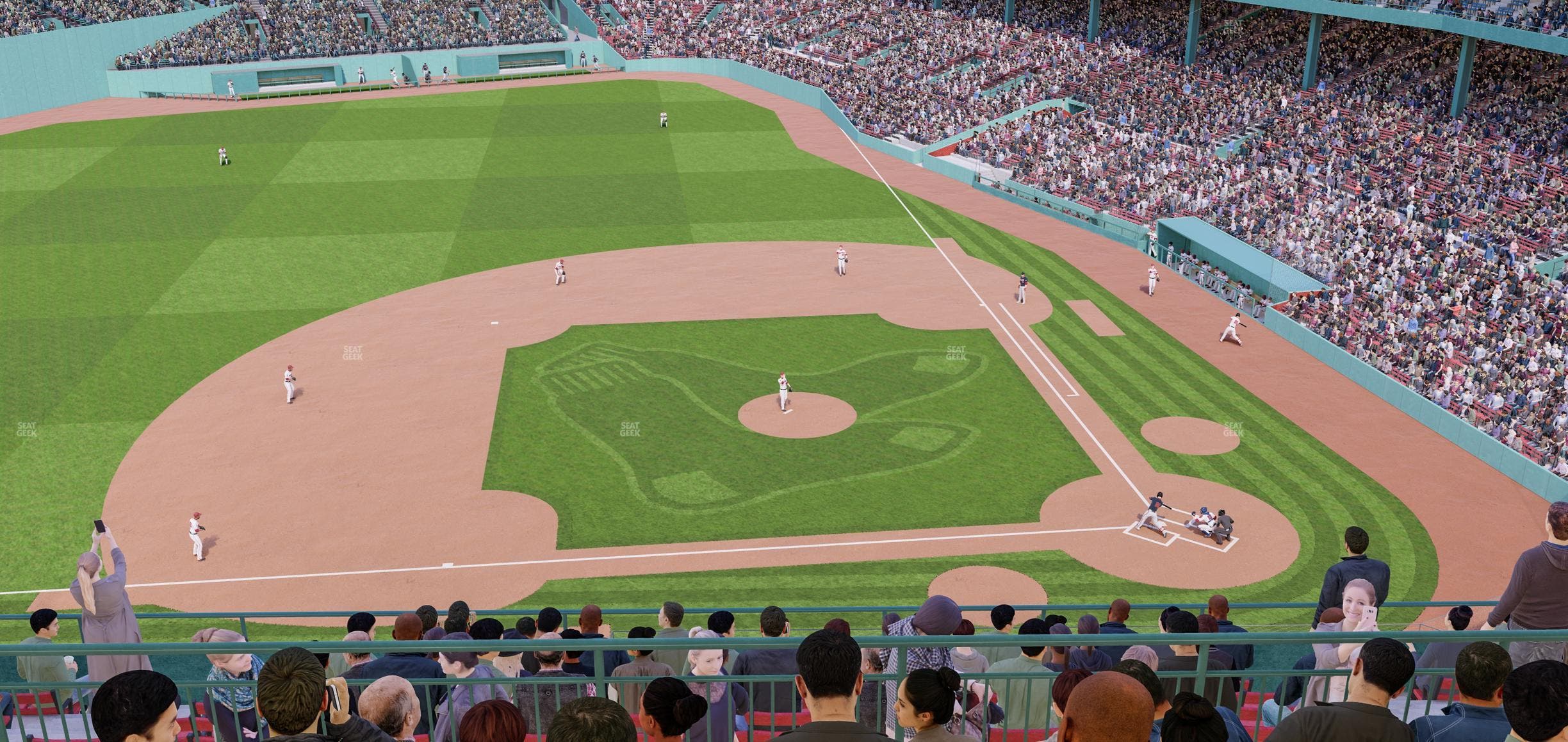 Fenway Park - Section Third Base Pavilion Sro Seat View