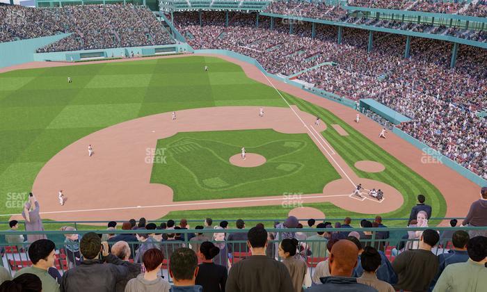 Fenway Park - Section Third Base Pavilion Sro Seat View