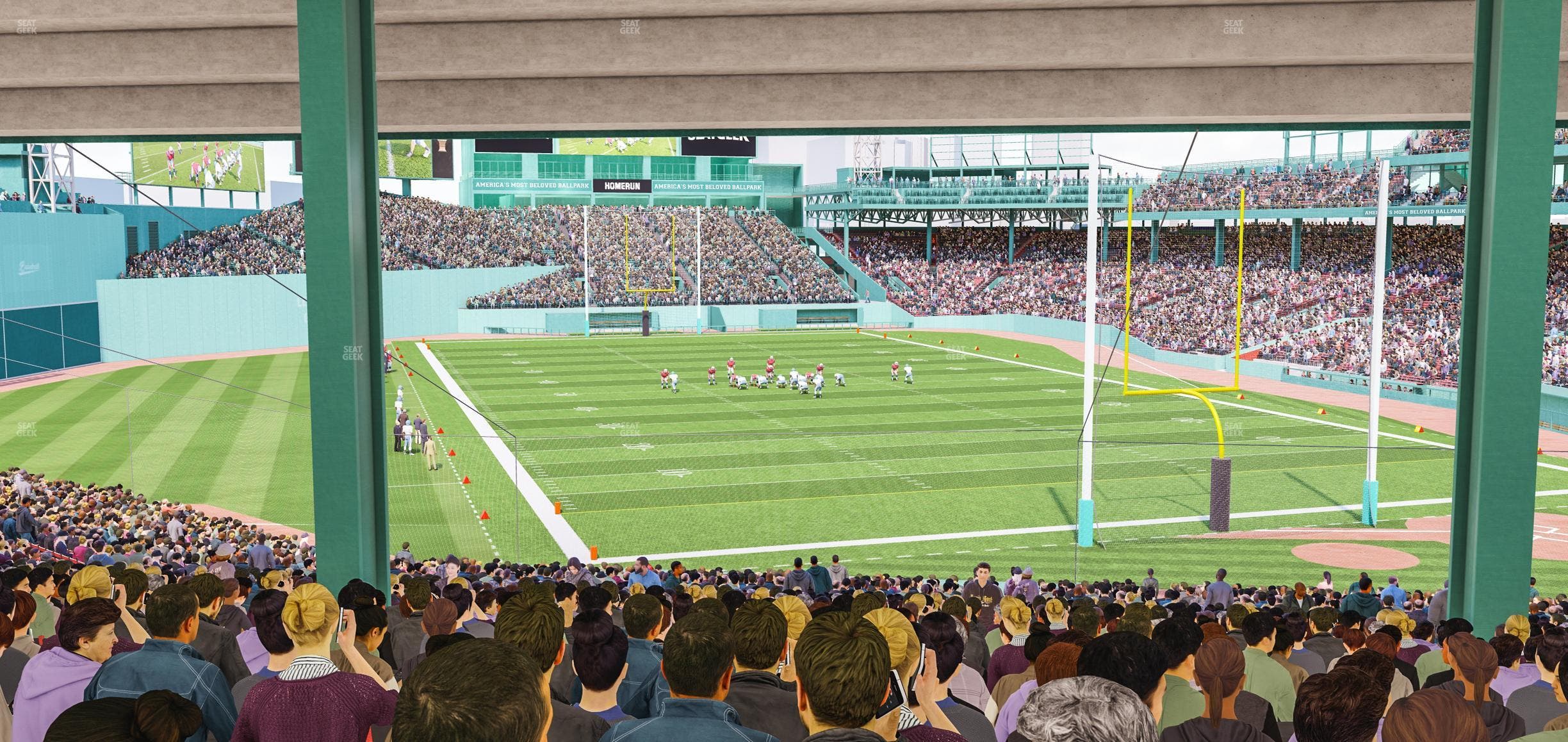 Fenway Park - Section Third Base Sro Seat View