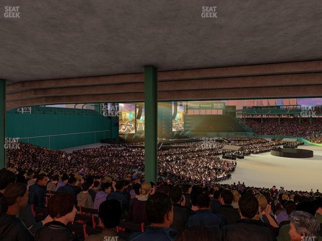 Fenway Park - Section Third Base Sro Seat View