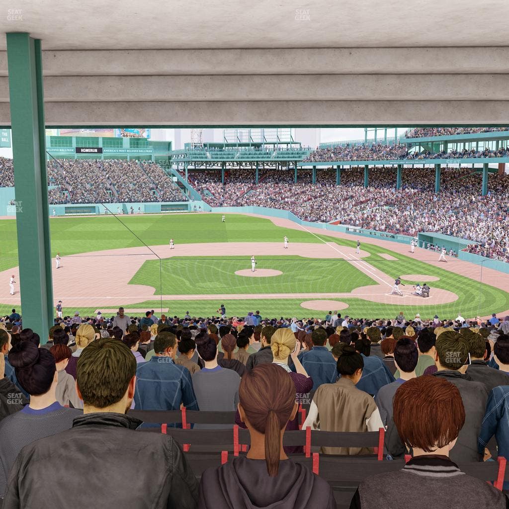 Fenway Park - Section Third Base Sro Seat View