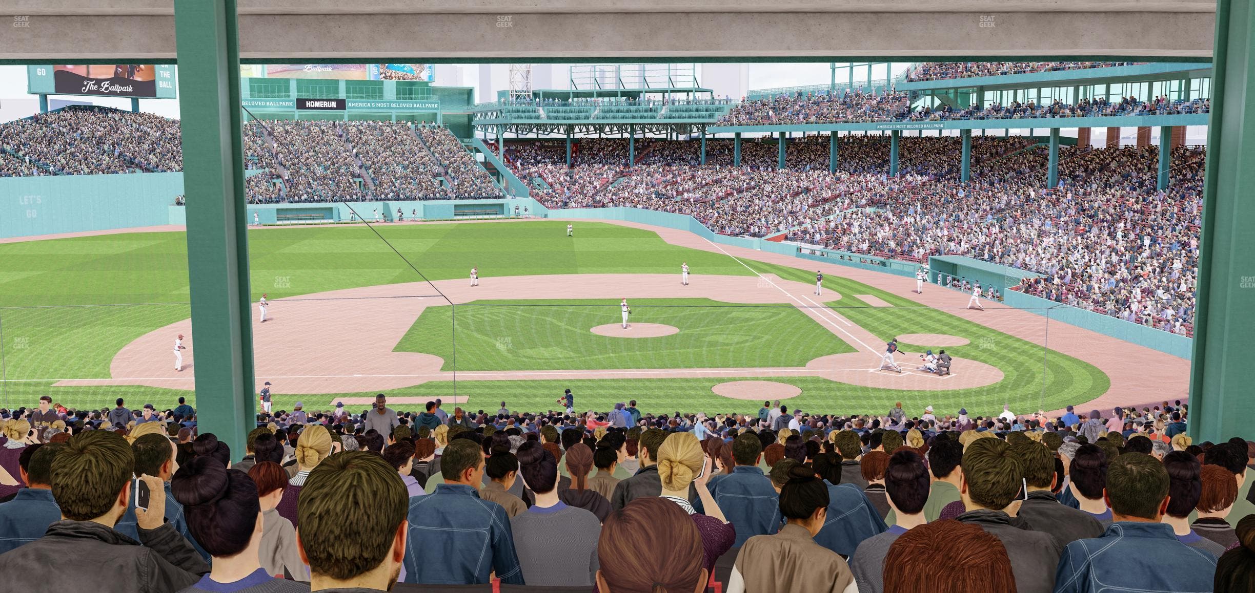 Fenway Park - Section Third Base Sro Seat View