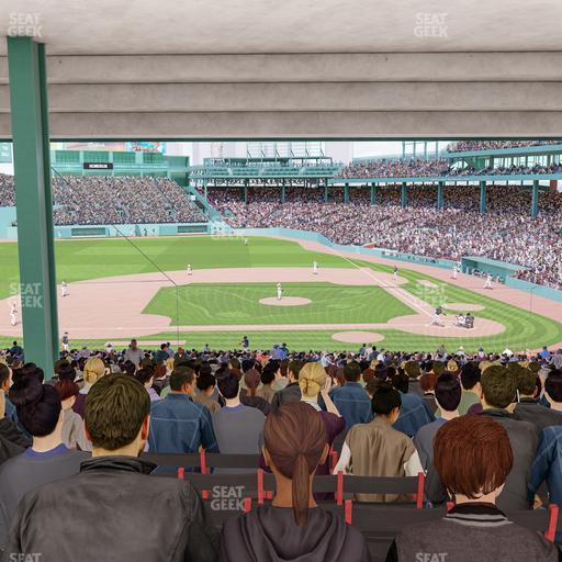 Fenway Park - Section Third Base Sro Seat View