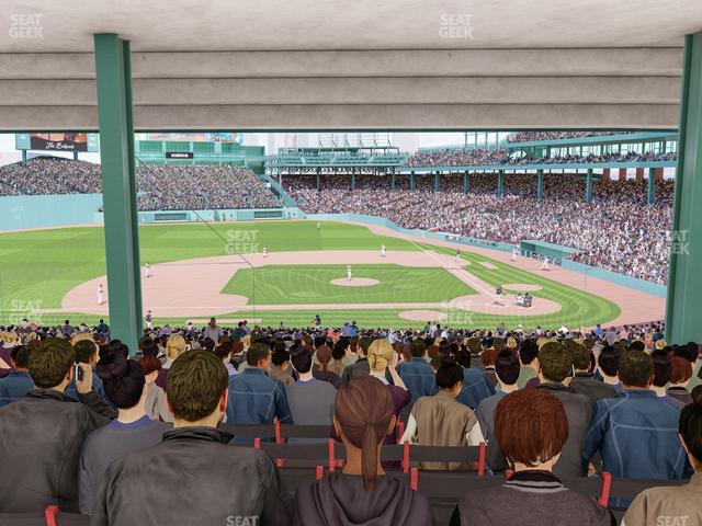 Fenway Park - Section Third Base Sro Seat View Fenway Park - Section Third Base Sro Seat View