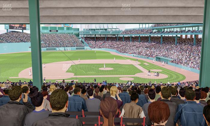 Fenway Park - Section Third Base Sro Seat View