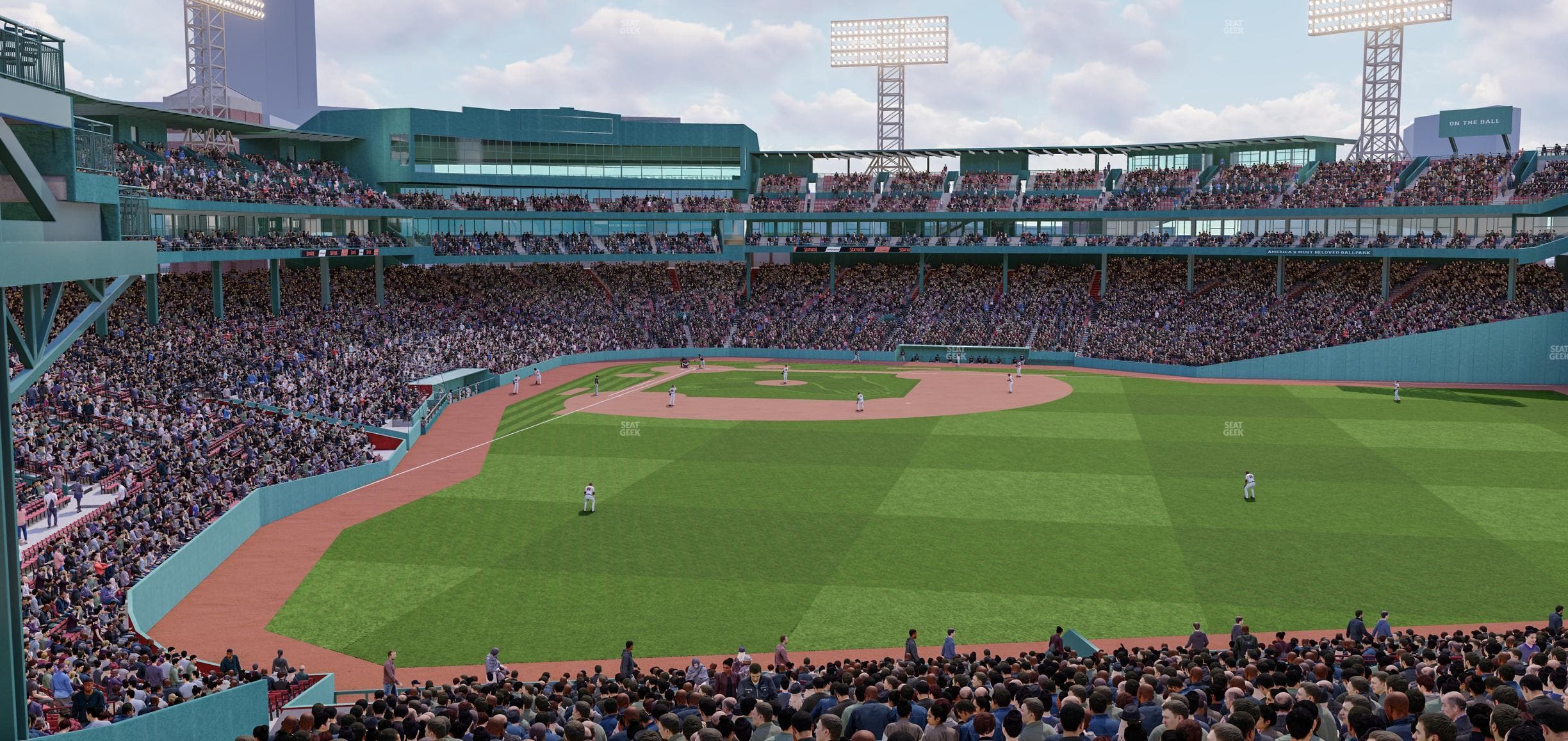 Fenway Park - Section Truly Terrace Barstools Bleacher 43 Seat View