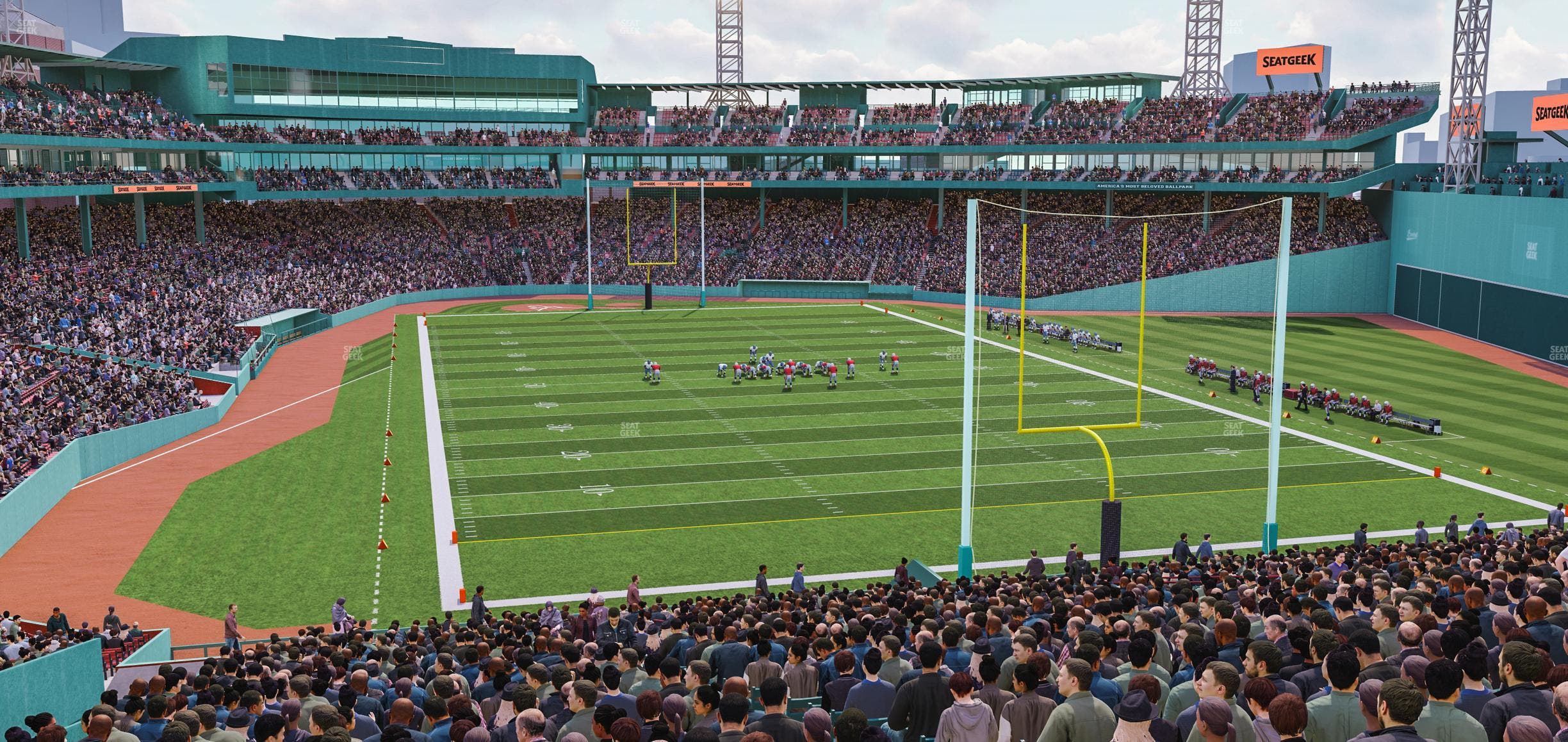 Fenway Park - Section Truly Terrace Barstools Bleacher 43 Seat View