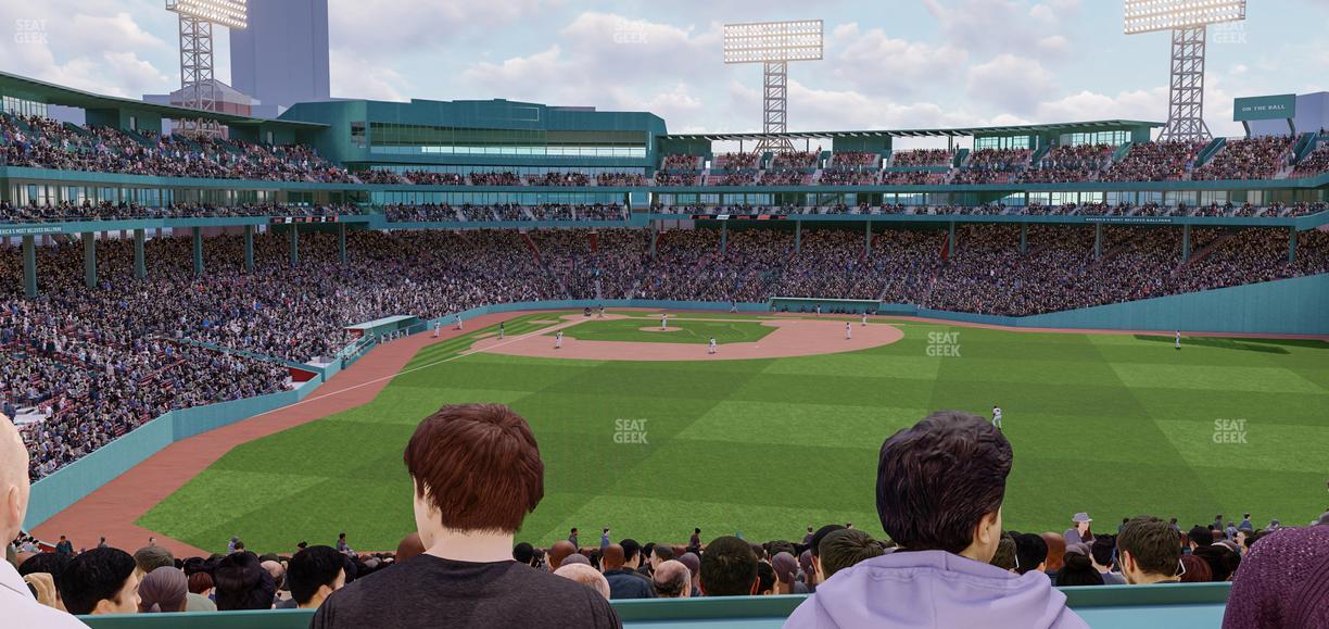 Fenway Park - Section Truly Terrace Sro Seat View