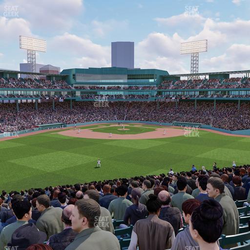 Fenway Park - Section Upper Bleacher 36 Seat View