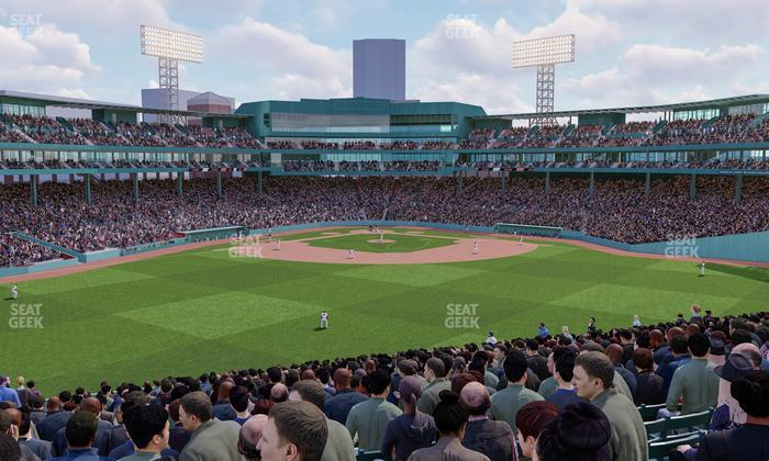 Fenway Park - Section Upper Bleacher 36 Seat View