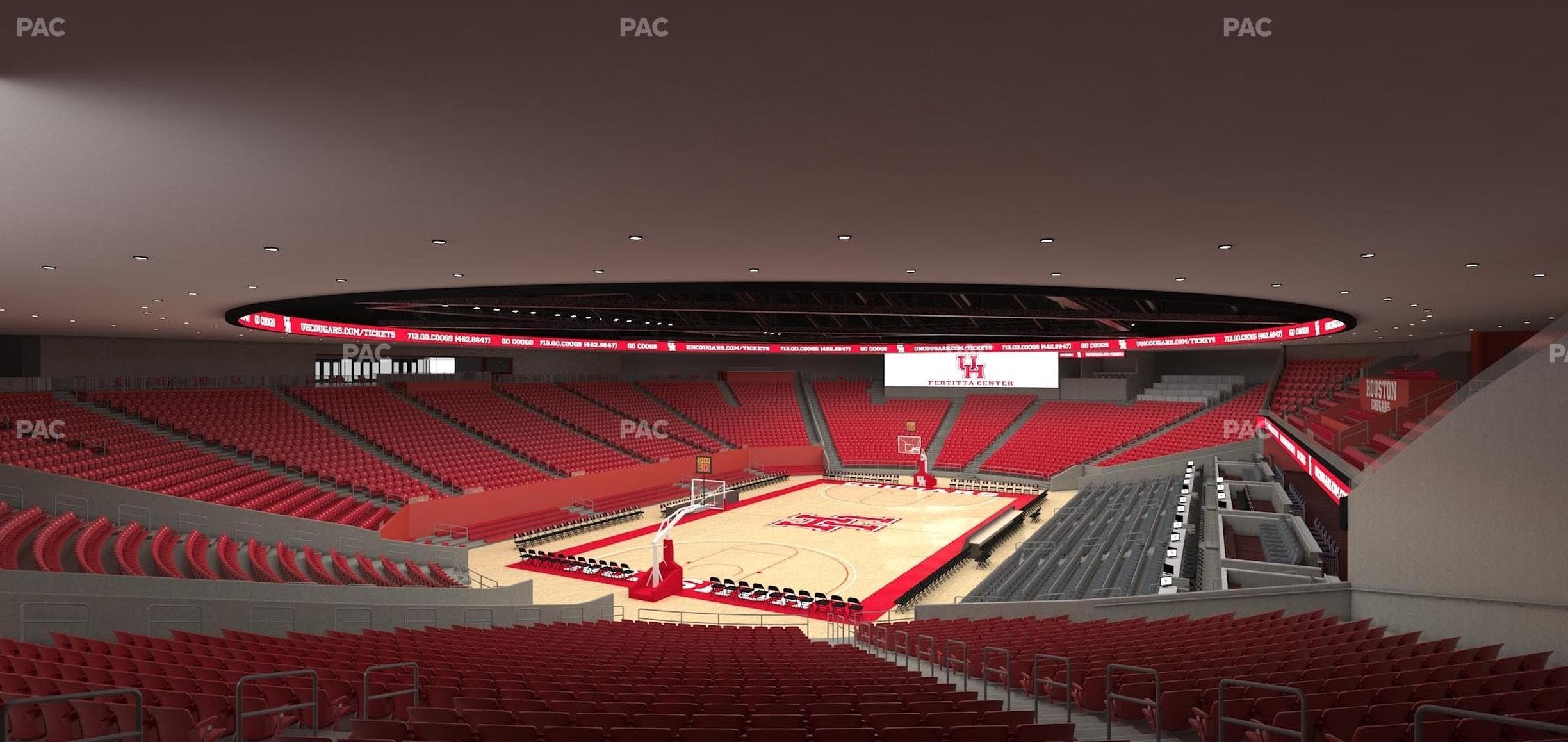 Fertitta Center - Section 107 Seat View