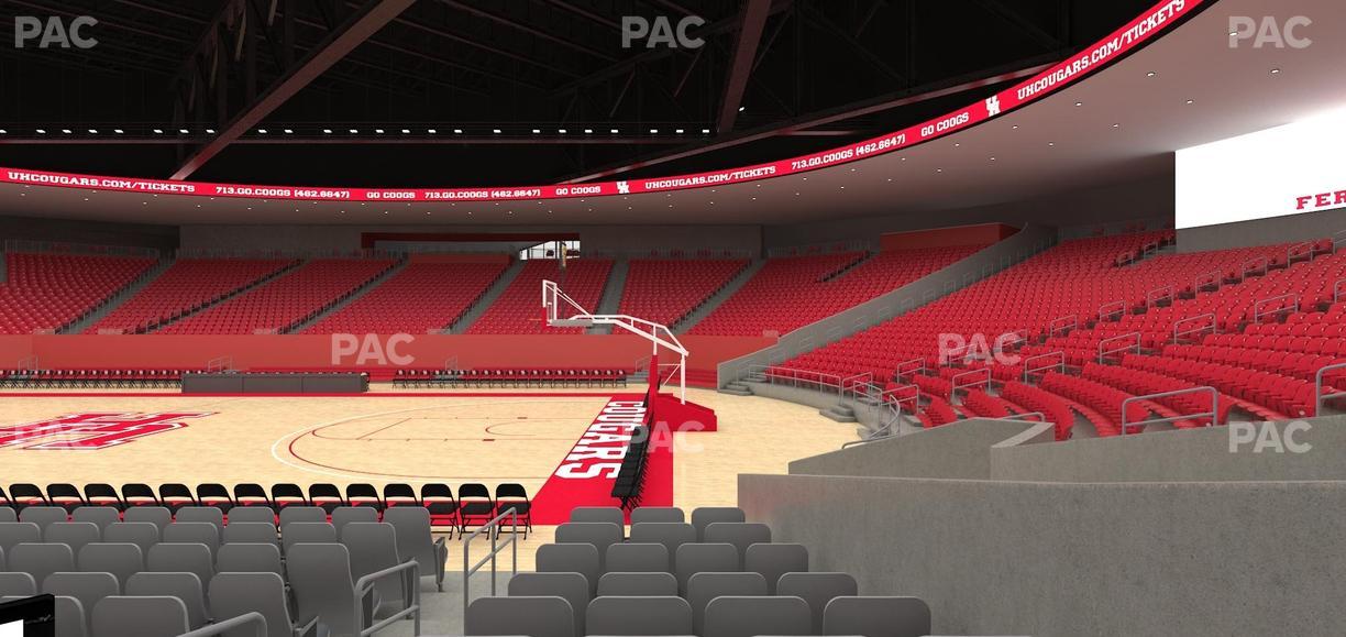 Fertitta Center - Section Club 1 Seat View