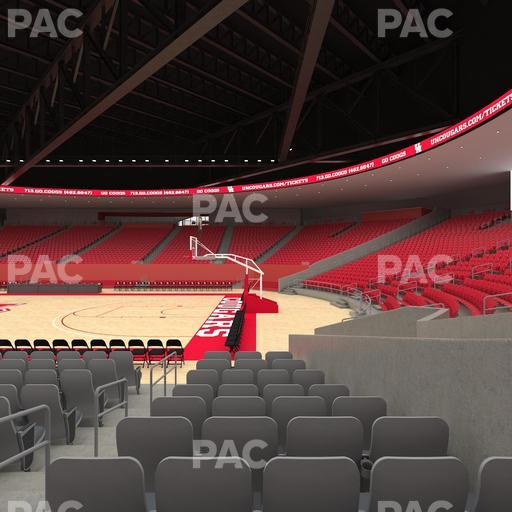 Fertitta Center - Section Club 1 Seat View