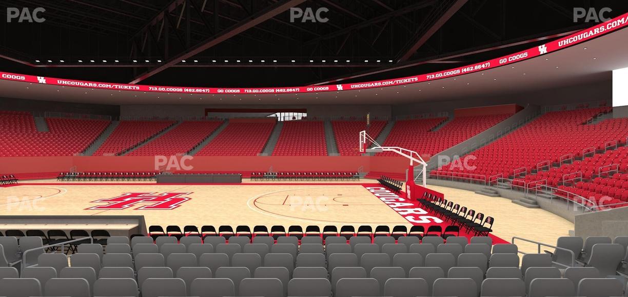 Fertitta Center - Section Club 2 Seat View