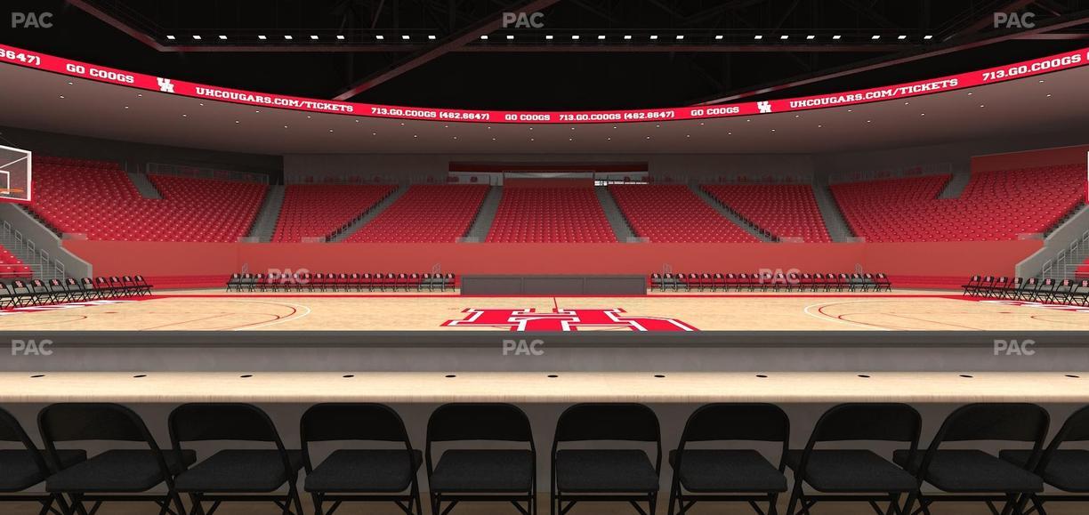 Fertitta Center - Section Club 3 Seat View