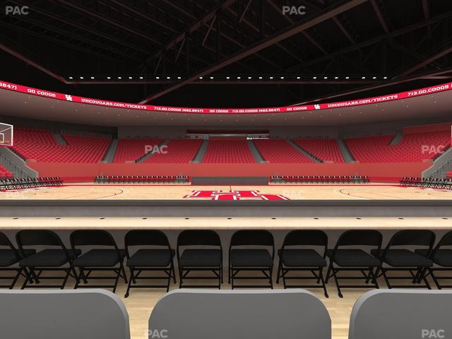 Fertitta Center - Section Club 3 Seat View
